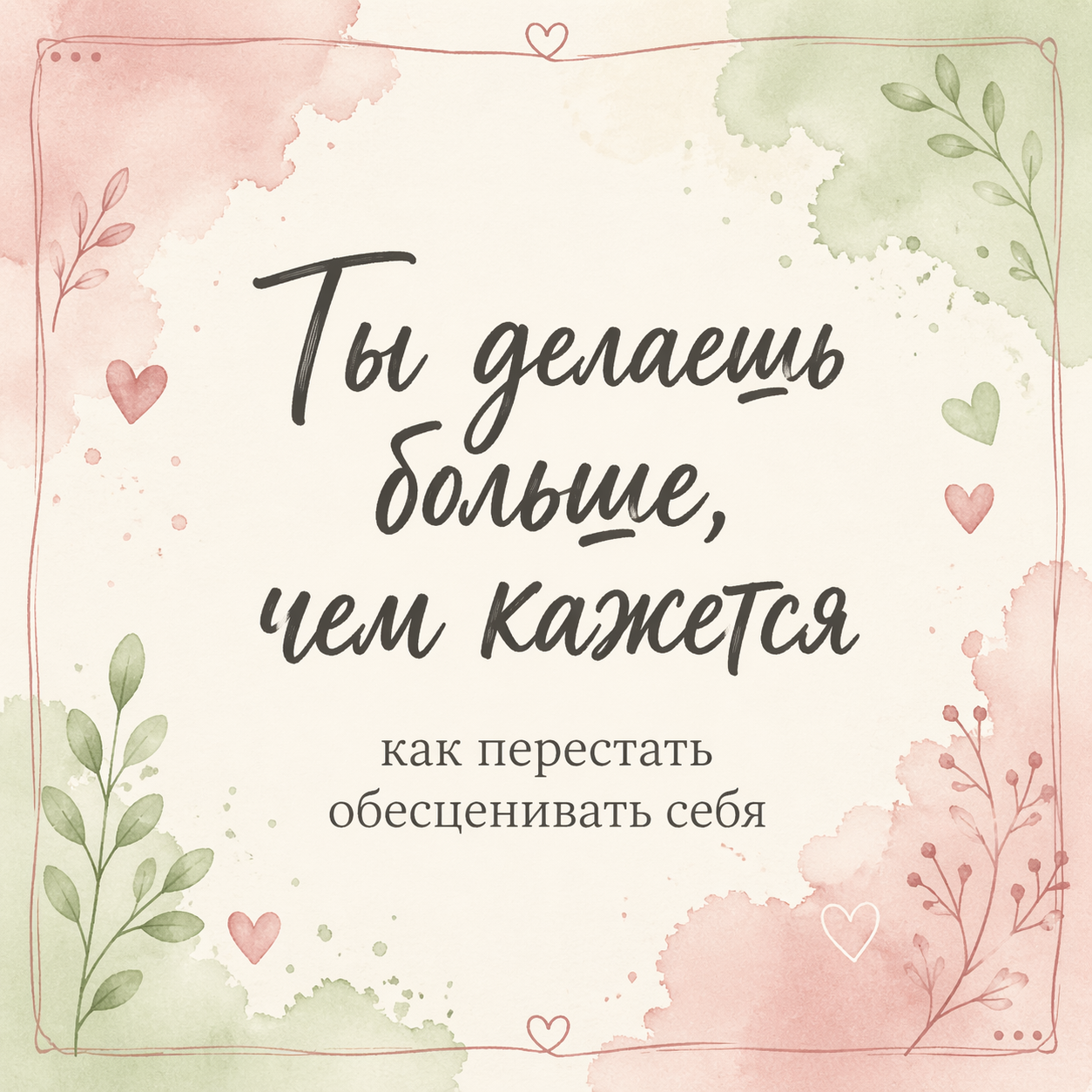 Женский мотивационно-психологический блог
